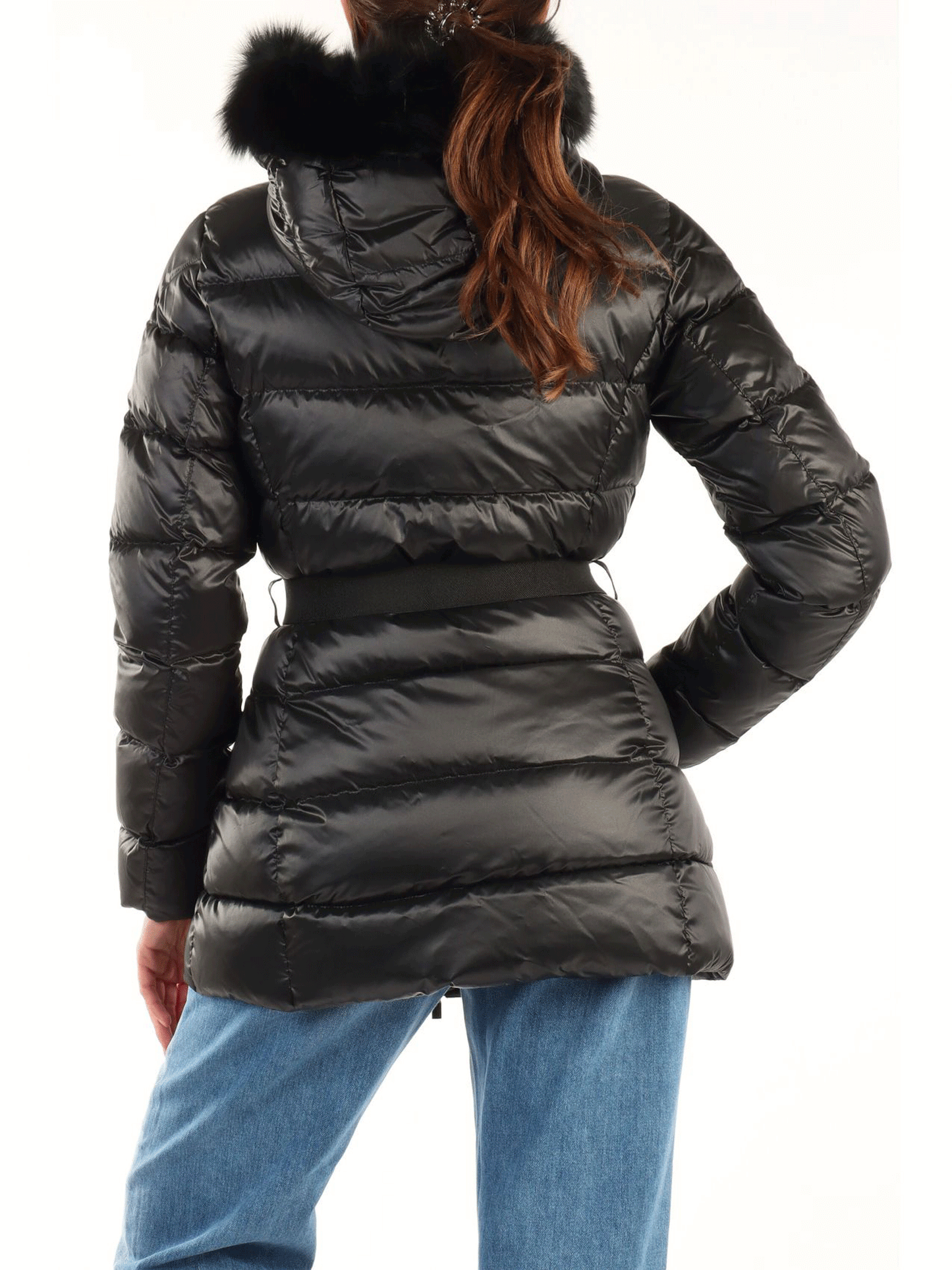 CIESSE PIUMINI PIUMINO DONNA HOARA REAL FUR