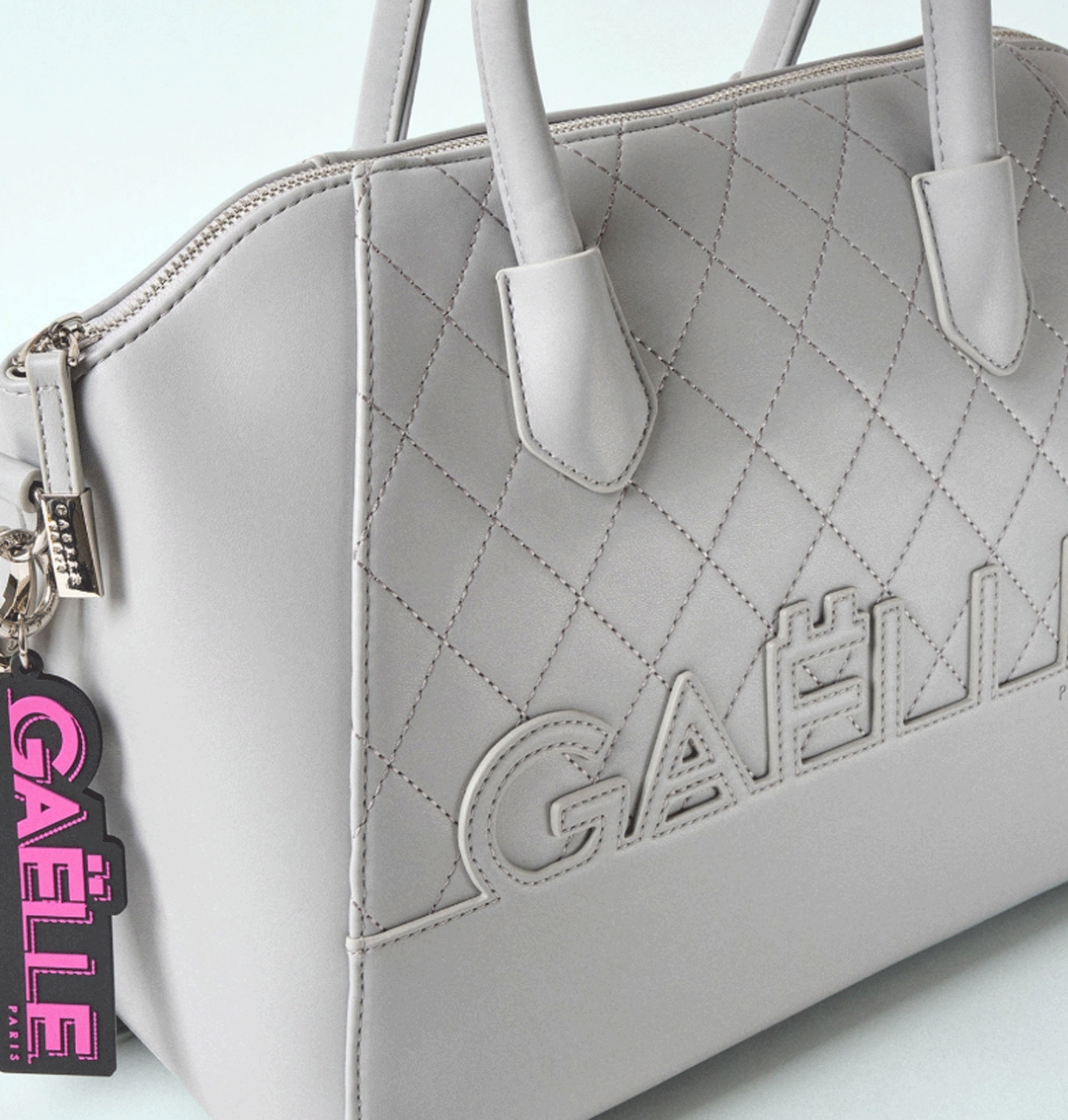 GAËLLE PARIS MAXI DUFFLE IN ECOPELLE