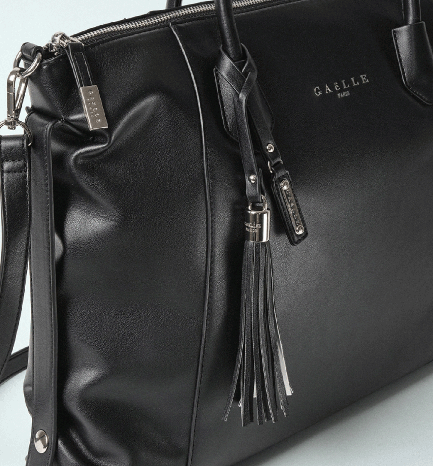 GAËLLE PARIS MAXI DUFFLE IN ECOPELLE