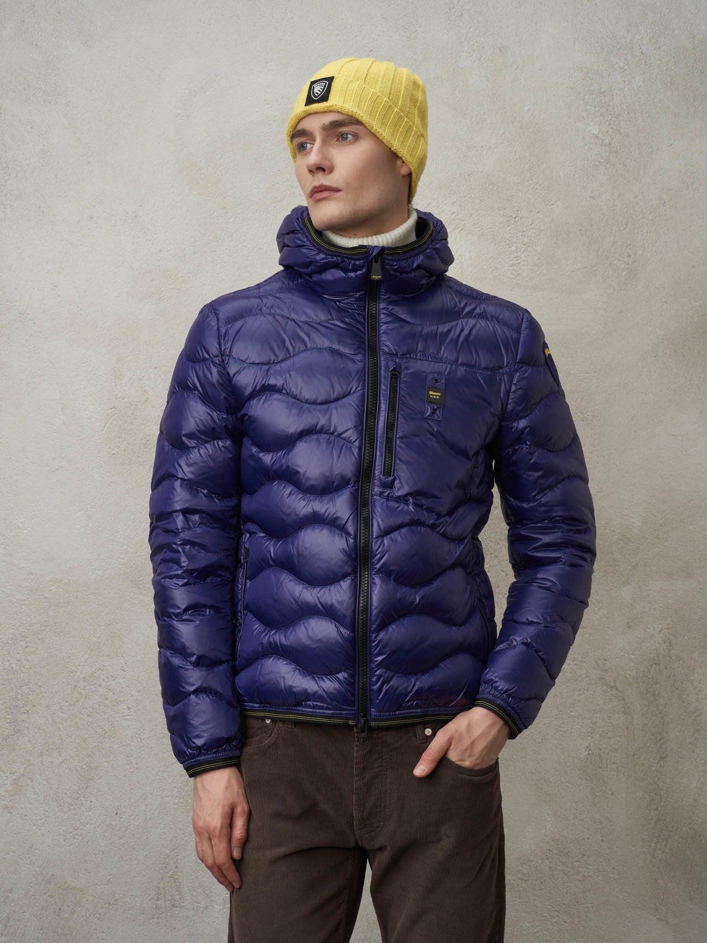 BLAUER PIUMINO ONDINA WAVE