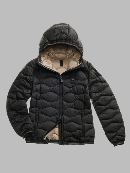 BLAUER PIUMINO AD ONDE CAMELIA