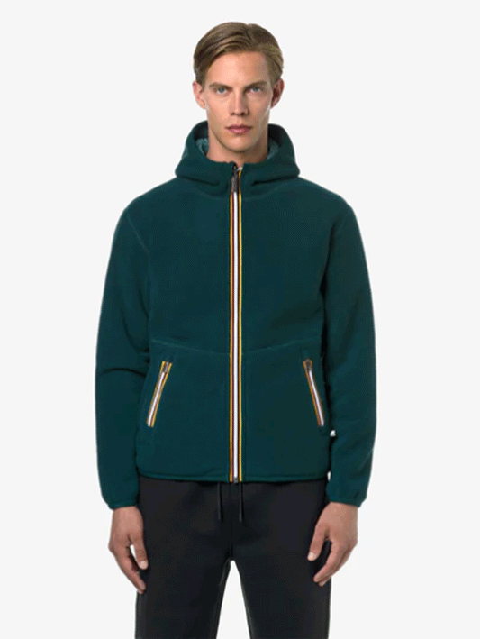 K-WAY FLEECE UOMO JACK SHERPA POLAR REVERSIBLE