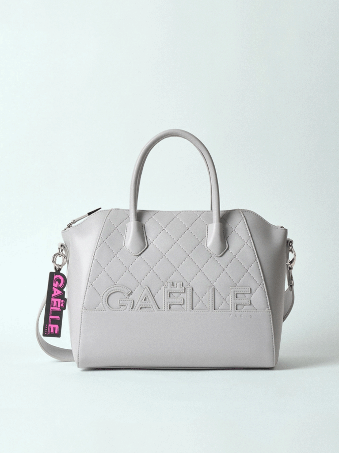 GAËLLE PARIS MAXI DUFFLE IN ECOPELLE