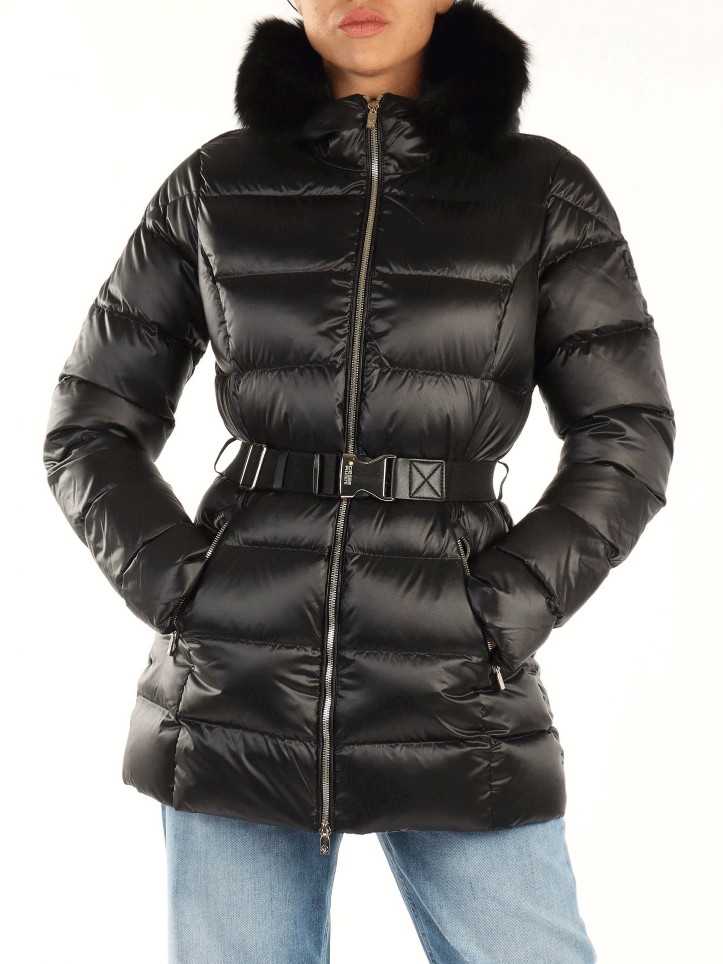 CIESSE PIUMINI PIUMINO DONNA HOARA REAL FUR