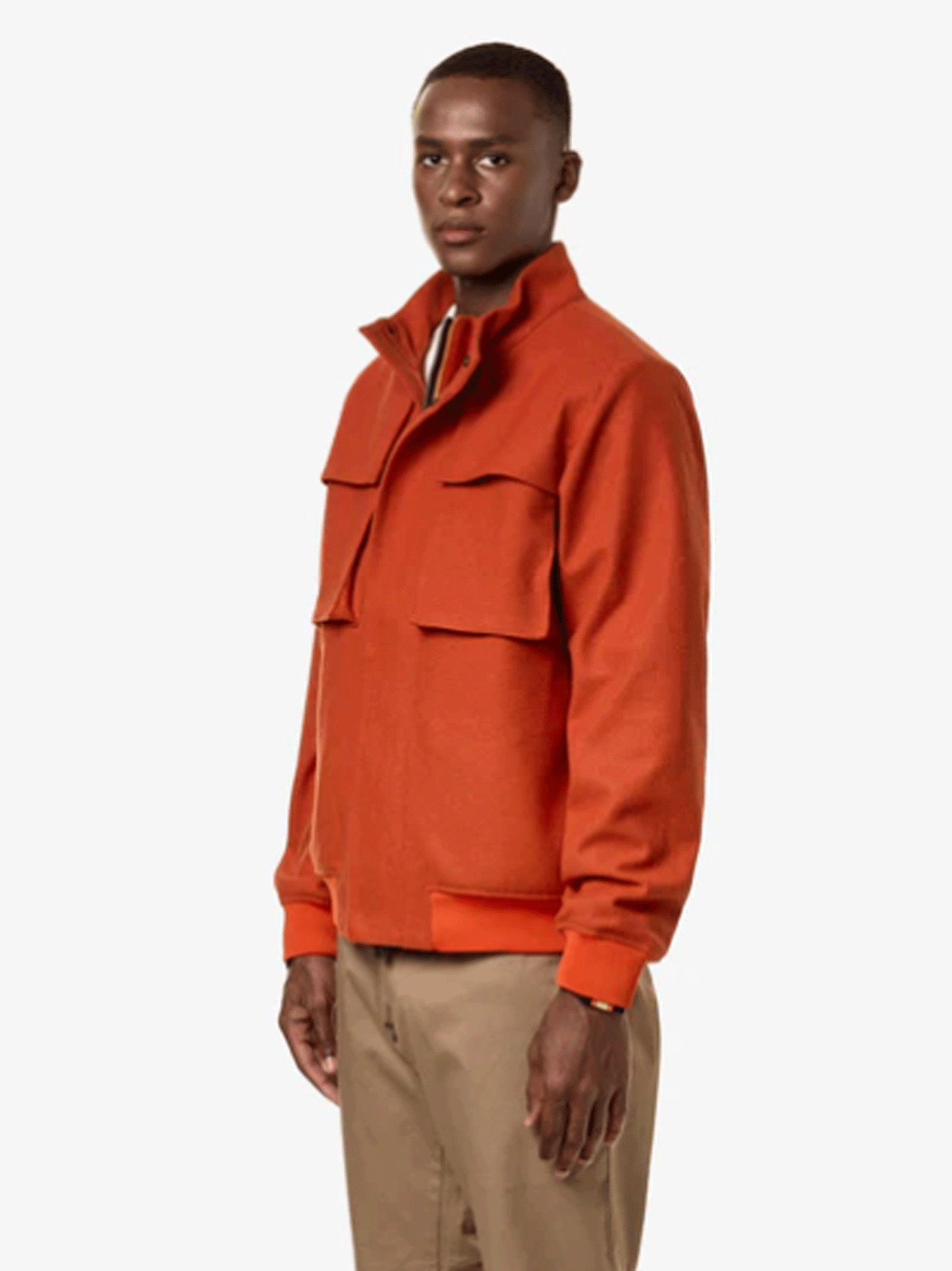 K-WAY JACKETS UOMO LONDEL MELANGE WOOL 2L