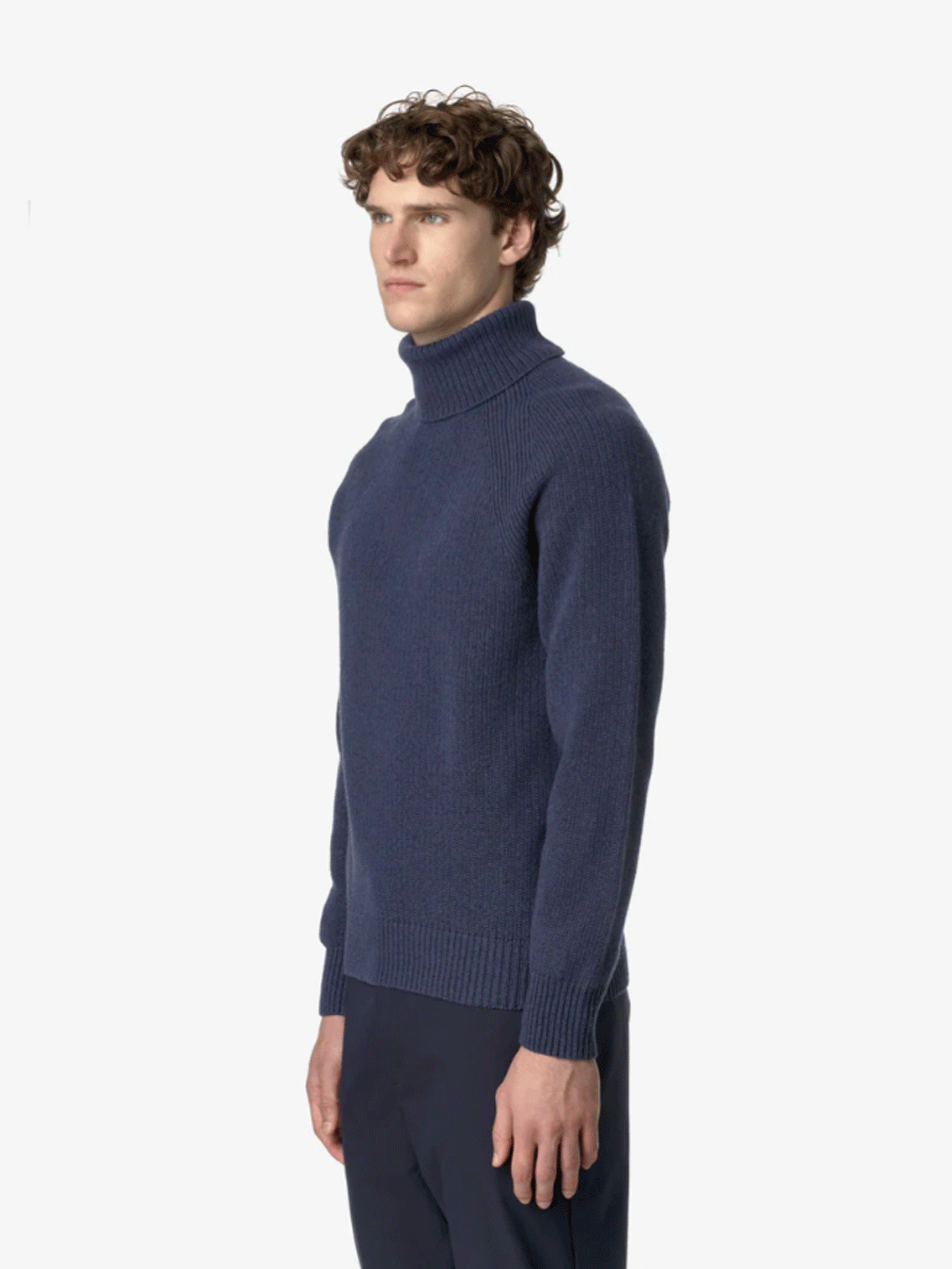 K-WAY PULLOVER A COLLO ALTO DA UOMO VIRGIL MERINO