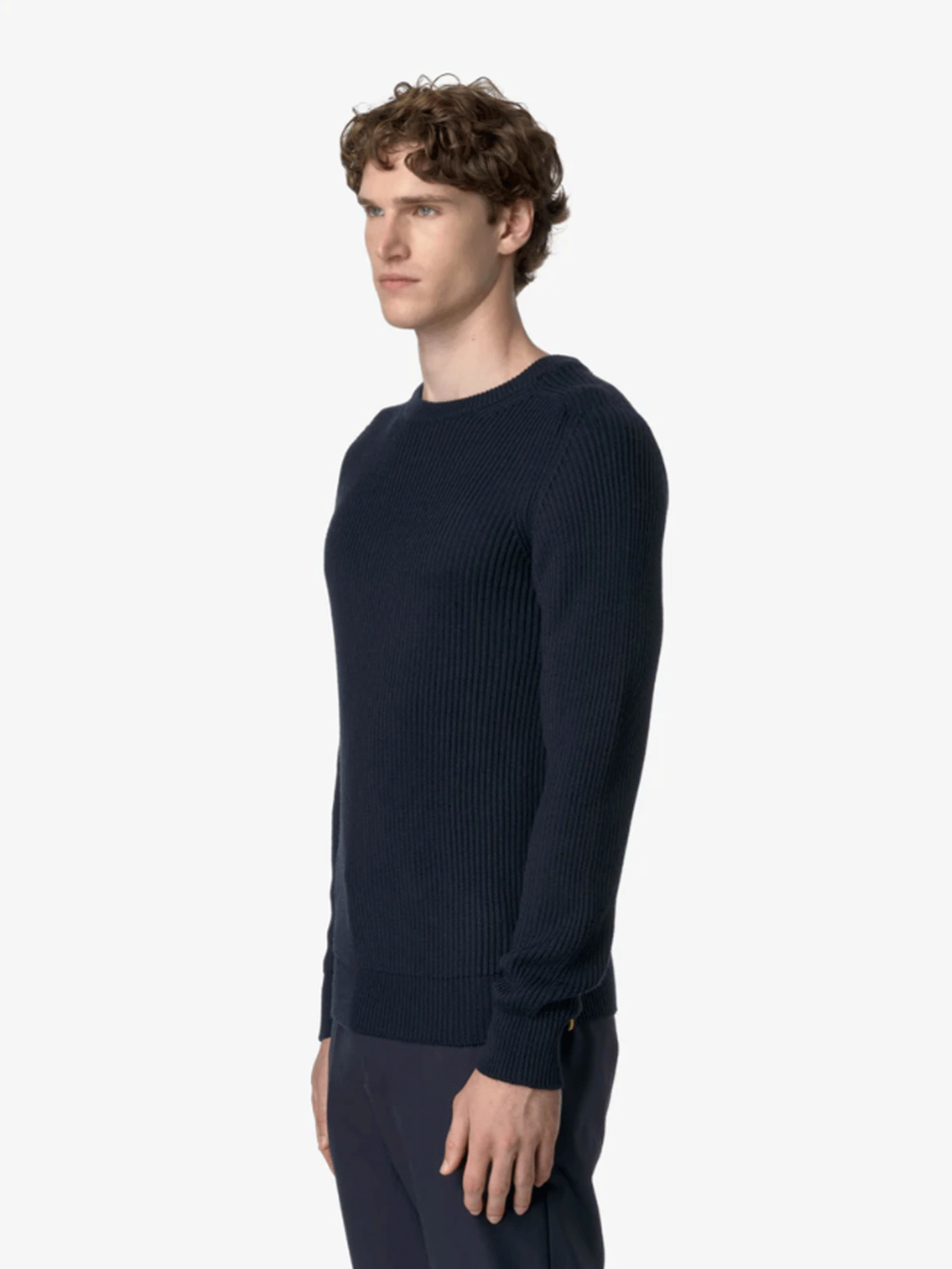 K-WAY PULLOVER A GIROCOLLO DA UOMO VERIN WOOL MERINO BLEND