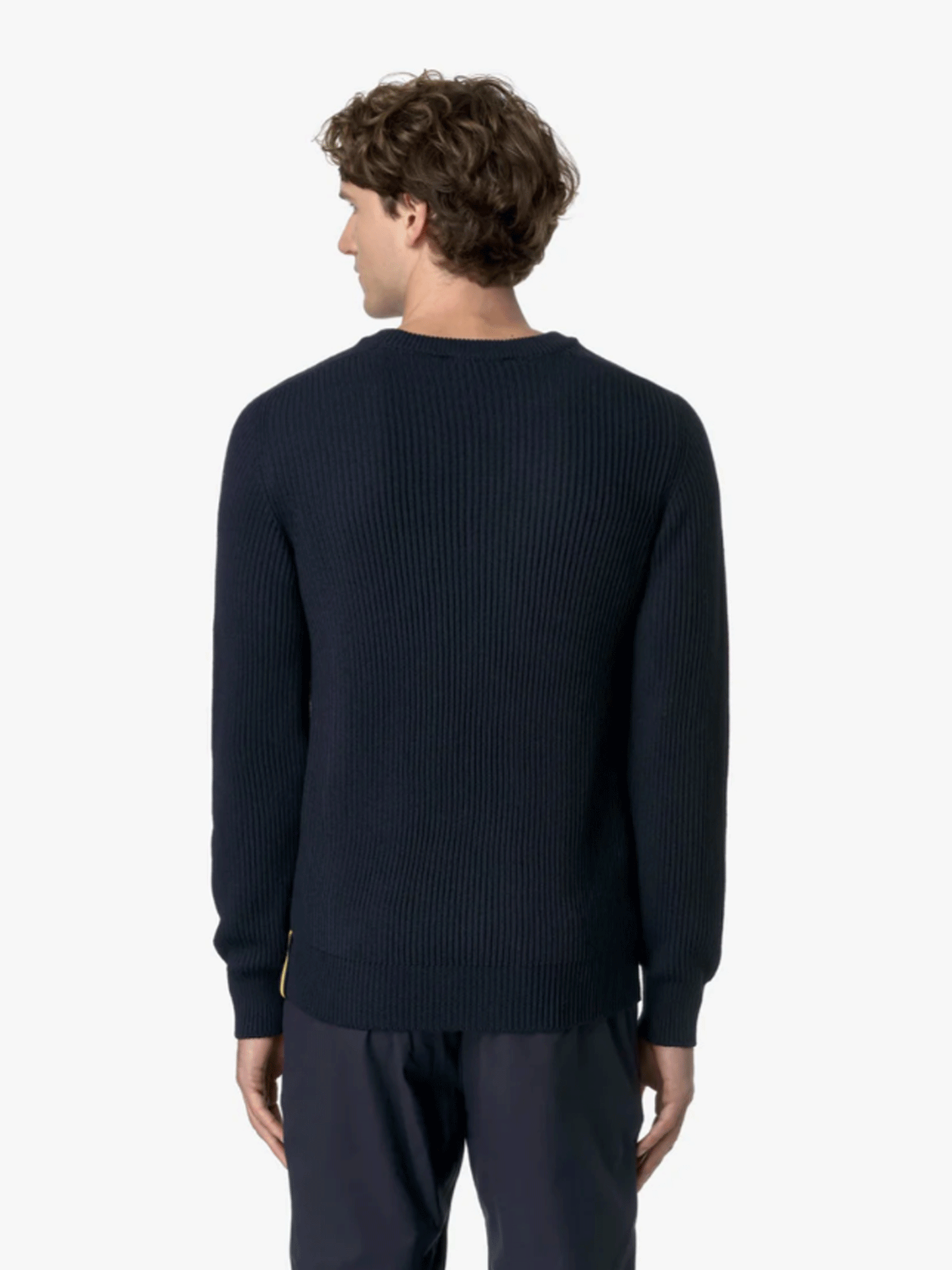 K-WAY PULLOVER A GIROCOLLO DA UOMO VERIN WOOL MERINO BLEND