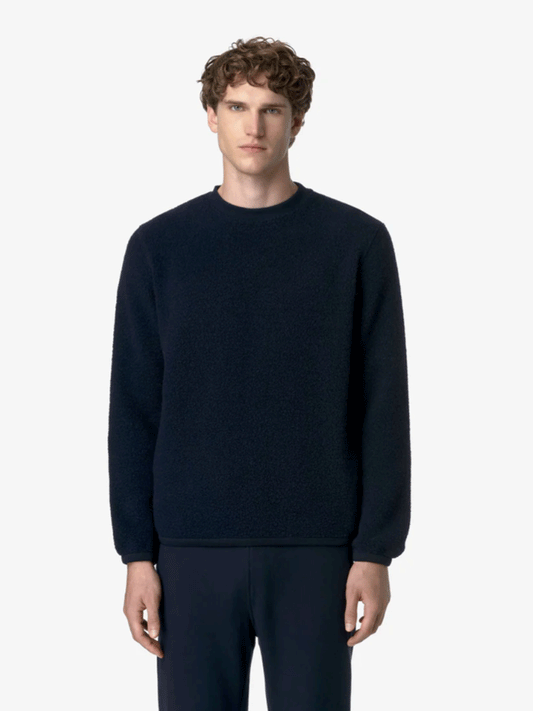 K-WAY PULLOVER DA UOMO EROUND WOOL FLEECE