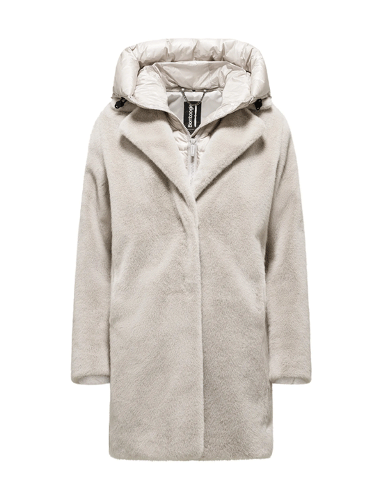 BOMBOOGIE ODESSA OVERCOAT CAPPOTTO IN ECOPELLICCIA