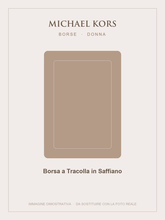 MICHAEL KORS Borsa a Tracolla in Saffiano — Cuoio