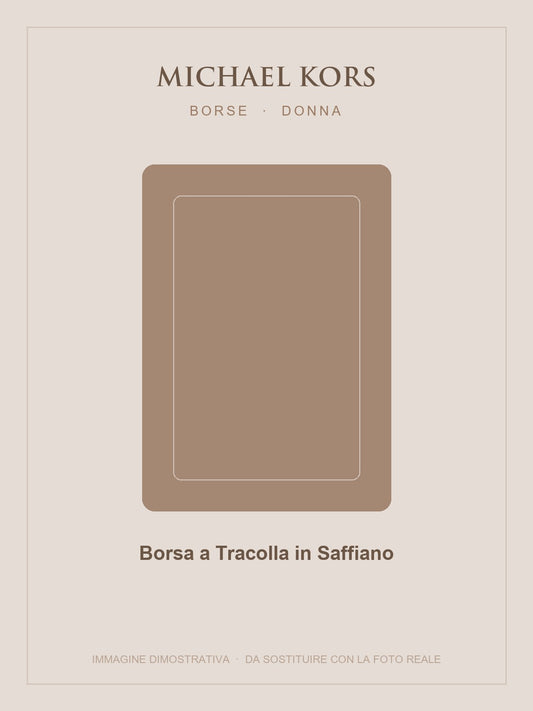 MICHAEL KORS Borsa a Tracolla in Saffiano — Cuoio